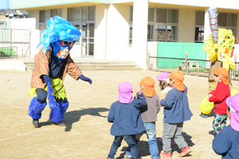 豆まきで園児と交流 ｊａ職員が鬼役に ｊａあいち豊田